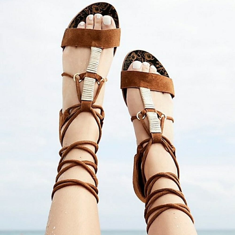 NIB Free People Fiji Wrap Sandal